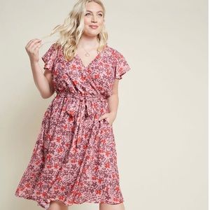 ModCloth Floral Dress